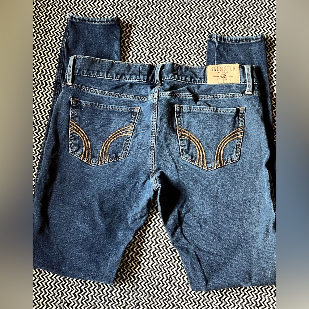 Hollister Jegging, darker blue wash, 5 regular